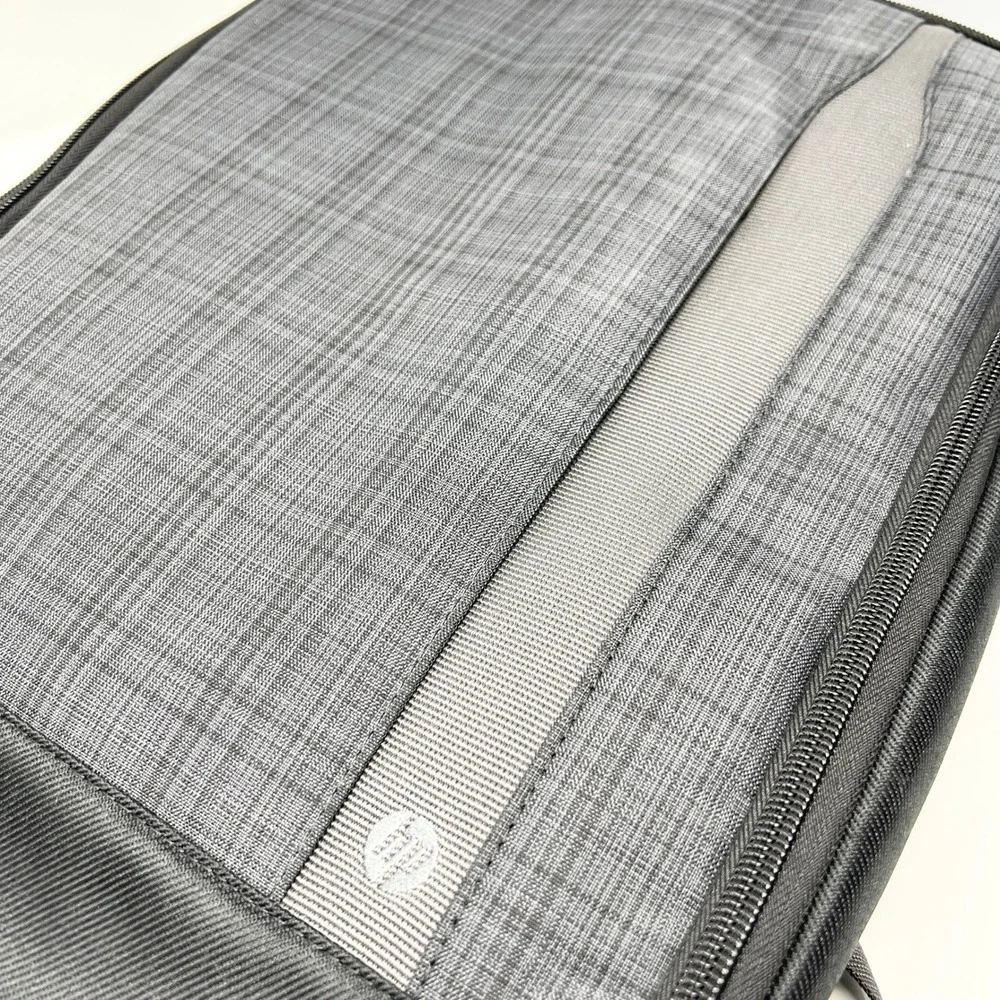 HP‎ Slim Black Backpack Padded Solid Pattern Universal Laptop for 15.6